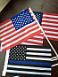 Vlaječky USA 21x14 cm.