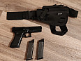 Glock 17 asg, 2x zásobník, pouzdro 