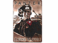 plechová cedule: Panzer - Deine Waffe! (válečná propaganda)