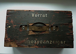 Německá válečná bedna - indikátor oxidu uhelnatého Wehrmacht