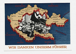 Originál Německo propagandistická pohlednice 2. sv. válka
