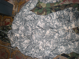 US Army acu ucp wdl woodland rain suit bunda do deště 