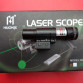 zaměřovací laser zelený s montáží na rybinu 11/22 mm