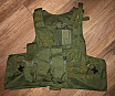 Olivová taktická vesta