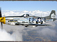 plechová cedule - North American P-51 Mustang