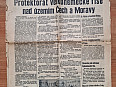 Noviny - Zřízení protektorátu Čechy a Morava 1938