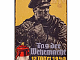 plechová cedule: Tag der Wehrmacht (dobová propaganda)