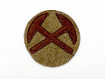 Originál prvorepublikový rukávový odznak pro zákopníky pěchoty a jezdectva