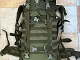Vojenský batoh WISPORT Raccoon 41-60 l odstíny zelené