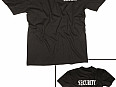 Tričko Mil-Tec Security - černé