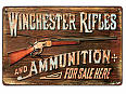 plechová cedule - Winchester Rifles 