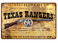plechová cedule - Texas Rangers 