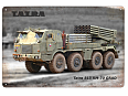 plechová cedule - Tatra 813 RM-70 GRAD (ČSLA)
