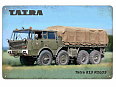 plechová cedule - Tatra 813 KOLOS (ČSLA)