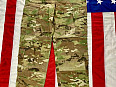 US Kalhoty ACU Multicam Ripstop originál - použité Medium Regular