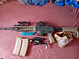 Prodám airsoft verzi AR-15 i s výbavou