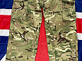 Britské kalhoty combat, windproof MTP - Zánovní Velikost 82/88/104