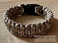 Paracord náramek (19 cm) Desert Camo