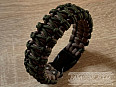 Paracord náramek (18,5 cm) brown - oliv