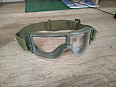Taktické brýle ATF X800 - zelený rám, 3 skla, Wosport