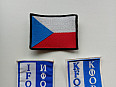 Nášivky mise AČR IFOR, SFOR, domovenka vlajka velká 
