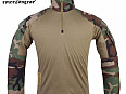 EMERSONGEAR G3 WOODLAND COMBAT SHIRT (L) GVR*