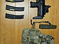 Airsoft mp7 + 5 zasobníkov + doplnky