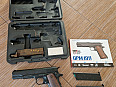 Airsoftová pistole GPM1911, celokov, plyn blowback (GBB) - černá
