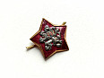 Malý odznak na lodičku 50. léta hvězda Československo hvězdička
