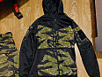 Tiger Stripe/Černá HELIKON mikina ROGUE