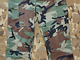 US army BDU ripstop woodland kalhoty LR 