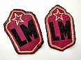 Nášivky Lidové Milice - 2 velikosti LM ČSLA ČSSR