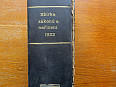 Sbírka zákonů a nařízení 1922 s mírovou mapou