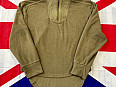 Britská vojenská fleecová mikina na zip Air Crew Olive Small/ Použitá