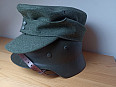 Helma M 35 a polní čepice M 43 Wehrmacht