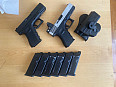 2x airsoft we g19 gbb