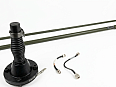 Vojenská anténa COMROD VHF30108VM – komplet se základnou