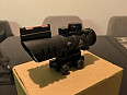 Predám Airsoft Puškohľad 4x32 s montážou Rhino Theta Optics