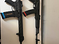 Prodám airsoftky M4 Double Eagle a AK Lancer Tactical (i jednotlivě)