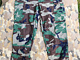 US army kalhoty BDU woodland ripstop LR
