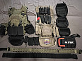 Nosič plátů + Chest Rig + Opasky + Sumky