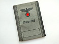 Originál Wehrpass Wehrmacht 1943 vojenská knížka Soldbuch