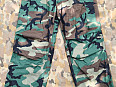 US army kalhoty M65 woodland LR