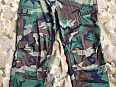US army kalhoty BDU woodland LR