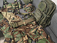 Woodland gear/chest rig/batoh (vel. M)