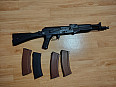 Airsoftová zbraň AK105 - celokov, sklopná pažba, CYMA, CM.047D