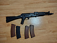 Airsoftová zbraň AK105 - celokov, sklopná pažba, CYMA, CM.047D