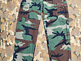 US army kalhoty BDU woodland MR