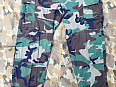 US army kalhoty BDU woodland LL