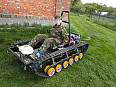 pásový podvozek, mini tank - výkresová dokumentace